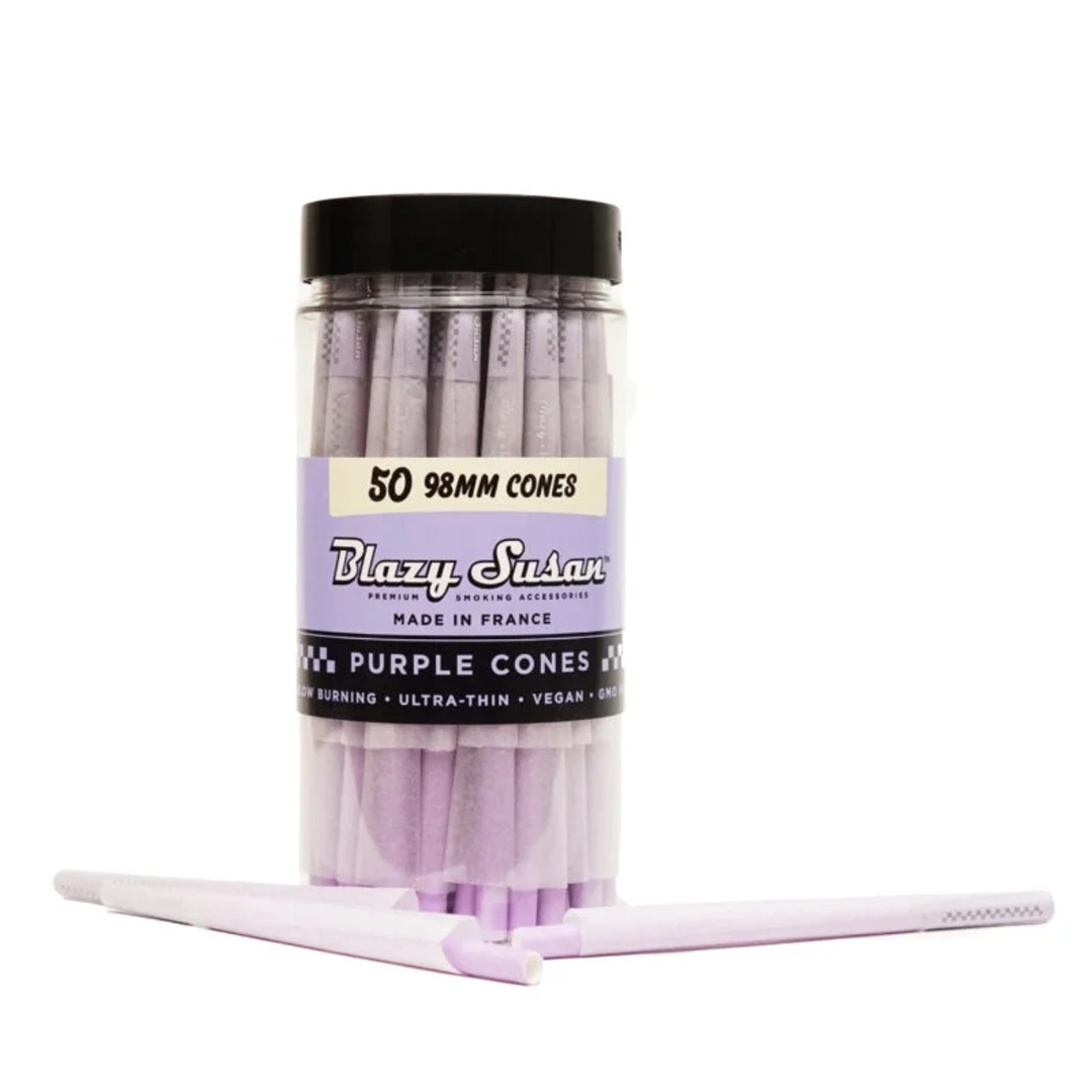 Blazy Susan - Purple Cones | 98mm | 50ct